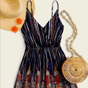 Shein Cami Print Sundress NEW Size M Dress